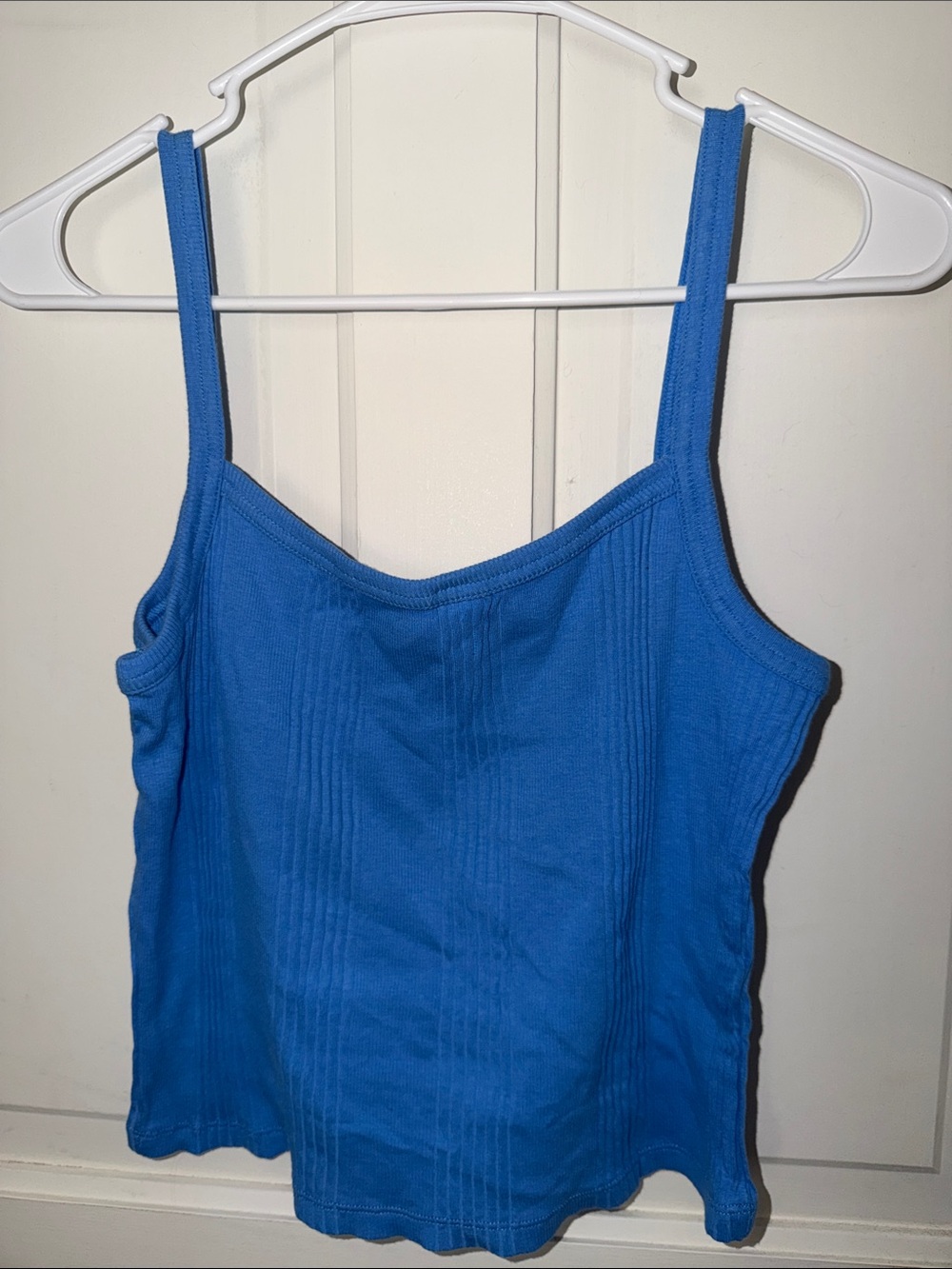 PINK Victoria's Secret Royal Blue Ribbed Camisole